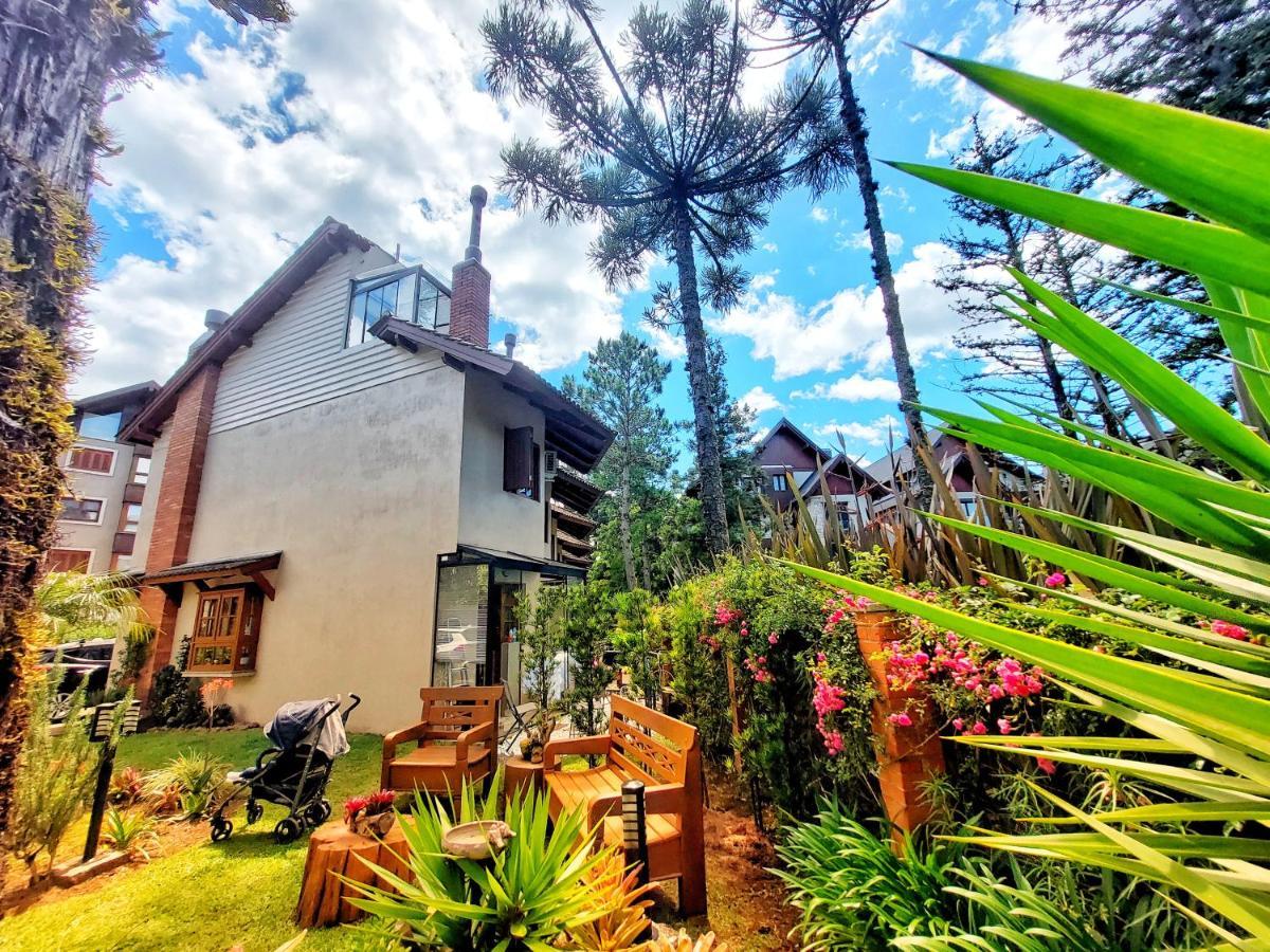 Incrivel Casa Com Hidro-Bikes-Centro De Gramado 3Q Villa Buitenkant foto